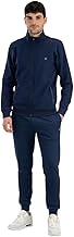 Men's Winter Tracksuit in Fleece Cotton Full Zip and Hood. Two-Piece Oversize Oversize Jumpsuit
