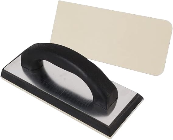 SUPERTOOL Plastering Sponge Float Trowel, 240mmX100mm, Comfortable to Hold, Rubber Material,Black Trowel (1Pcs)