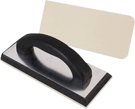 SUPERTOOL Plastering Sponge Float Trowel, 240mmX100mm, Comfortable to Hold, Rubber Material,Black Trowel (1Pcs)
