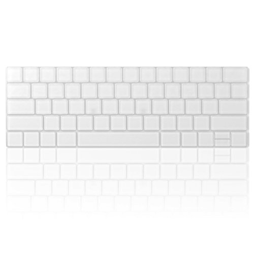 Kuzy Compatible With Macbook Pro Keyboard Cover With Touch Bar 13 And 15 Inch Premium Ultra Thin Tpu 2019 2018 2017 2016 Apple Model A2159 A1989 A1990 A1706 A1707 Skin Protector, Clear #TOP6