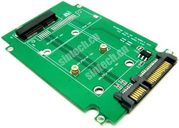 Sintech Mini PCI-e SATA SSD to SATA Adapter for Asus Eee PC 1000 S101 900 901 900A T91 SSD with USB SATA Cable