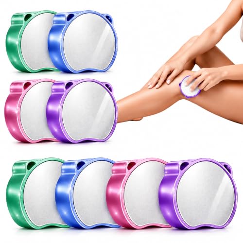 Magic Crystal Hair Eraser, Suitable for Men and Women Painless Exfoliating Crystal Hair Removal Tool, Magic Crystal Hair Remover for Legs and Back of Arms (Purple)