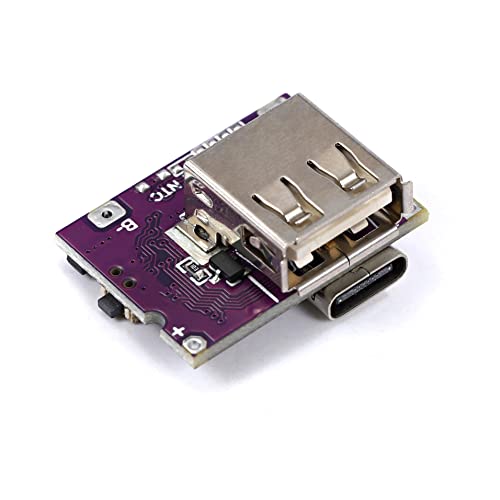 Teyleten Robot Ip5310 5V 3.1A Boost Converter Step-Up Power Module Mobile Power Bank Accessories With Switch Led Indicator Type-C 5Pcs #TOP1