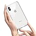 Salawat for iPhone Xs Case iPhone X Case, Clear iPhone Xs Case TPU Bumper Anti Scratch Thin Phone Case Cute Cover Reinforced Corners Shock Absorption Protective Case for iPhone X/Xs (Clear)