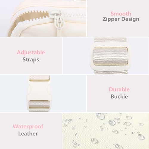 Image of Fanny Pack for Kids Girls 10-12 - Small Waist Belt Bag with Initial Letter Patch and Extender Strap for Women Teen Girl Friends Mini Bum Hip Travel Purse Crossbody Belt Bag C