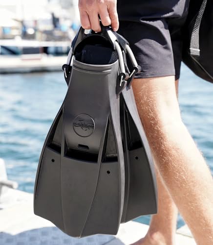 Aletas de Buceo Triton Rubber con Correas de Resorte de Acero Inoxidable - Aletas para Buceo y Snorkel para Adultos miniatura 6