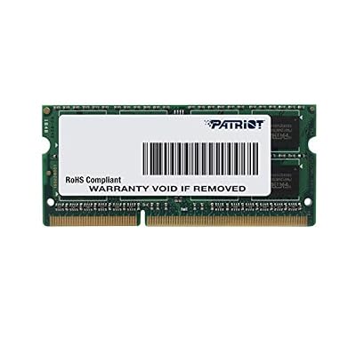 Patriot Memory Serie Signature SODIMM de bajo Voltaje Memoria RAM DDR3 1600 MHz PC3-12800 4GB (1x4GB) C11 - PSD34G1600L81S | Ya disponible en tu tienda friki favorita! En mundofriki.es!