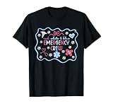 Red White & Blue Emergency Crew Nurse 4th of July ER Room T-Shirt