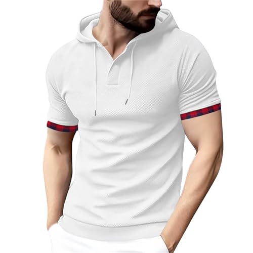 Polo homme en coton respirant style Henley pour le golf