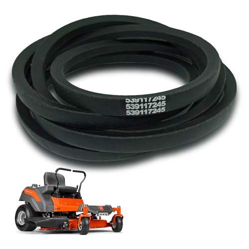 MHYYT 539117245 Deck Belt for Husqvarna 46" Zero-Turn Aramid Cord 123" x 5/8"
