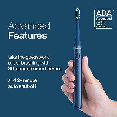 Brosse à dents rechargeable micro-vibrations douces et minuteurs intelligents - 6