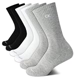 Picture of Calvin Klein Women's Socks - Cushion Athletic Crew Socks (6 Pack), Size 4-10, Grey Assorted