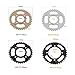 zRuOniA 428 37 Teeth 37T 48 52 58 76MM ATV Rear Sprocket Suitable for Four-Wheeled Vehicles, Off-Road Vehicles, Beach Cars, Kart Accessories(428-37T-76MM)