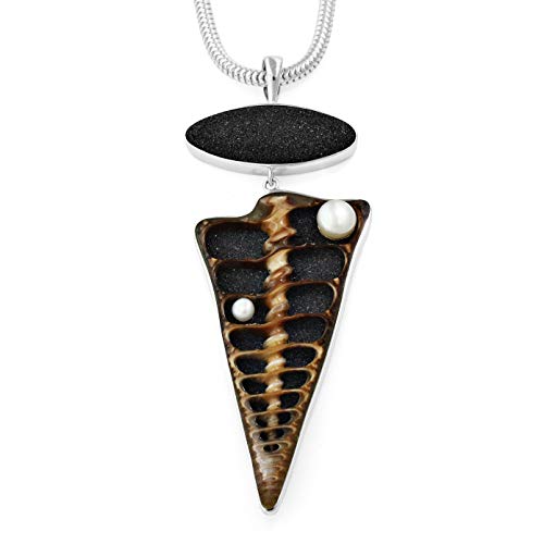 Preisvergleich Produktbild DUR-Schmuck Anhänger Lavasandtraum Lavasand Silber 925 / - (P3089)