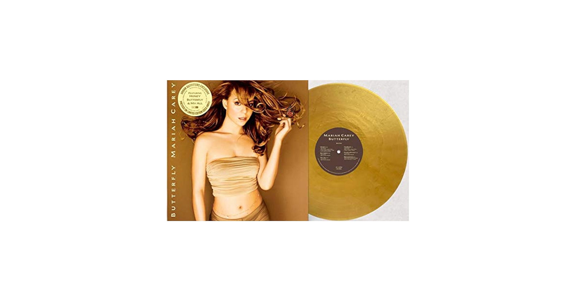 Amazon.com: Mariah Carey - Butterfly (UO Exclusive Gold