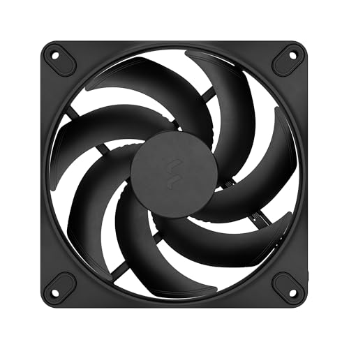 Image of Fractal Design Momentum 14 - Silent PC Case Fan - 140 mm - Liquid Crystal Polymer LCP Blades - FDB Fluid Dynamic Bearing - PWM Control - Cooling Performance - Powerful Airflow - Black