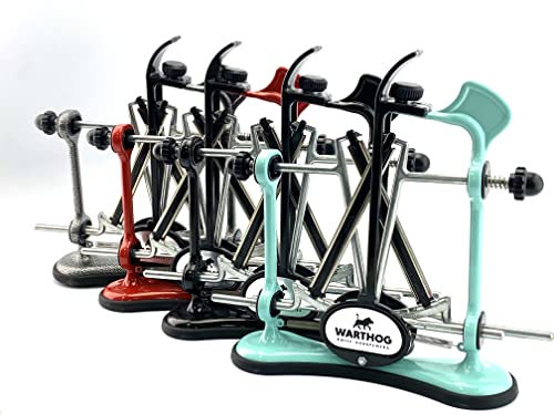 Warthog V-Sharp A4 Knife Sharpener, Professional Sharpener, Ideal for Home Cooks, Chefs, Fishermen, Hunters, 325 Grit Diamond Rods with Adjustable Angles, Metal Frame Construction, Black