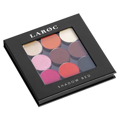 LaRoc Pan Bed Magnetic Palette - Versatile Empty Makeup Palette for Eyeshadow, Blush, Lipstick & More - Create Your Own Unique, Travel-Friendly Makeup Palette Organiser - Small - Image 8