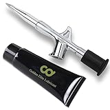 CyclingDeal Bike Bicycle Grease Lubricant Injector Gun 9/16' Threaded - Mini Tool for Greasing Bottom Bracket & Headset Bearings & Pedals & Hubs -...