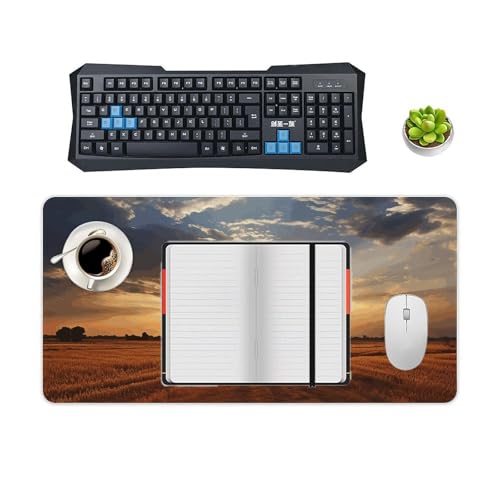 Tapis d'écriture imperméable grand format pour protéger le bureau et stabiliser la souris - 4