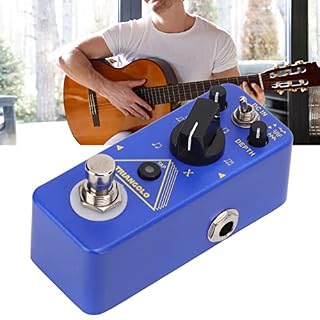 Pédale d’effet pour guitare électrique, Triangolo Blue MTR3 Pédales d’effet à réglage facile Tremolo numérique 3 formes… - Les Beatles, Paul McCartney, John Lennon, RIngo Starr, George Harrison Pédale d'effet pour guitare électrique, Triangolo Blue MTR3 Pédales d'effet à réglage facile Tremolo numérique 3 formes… – Image 2