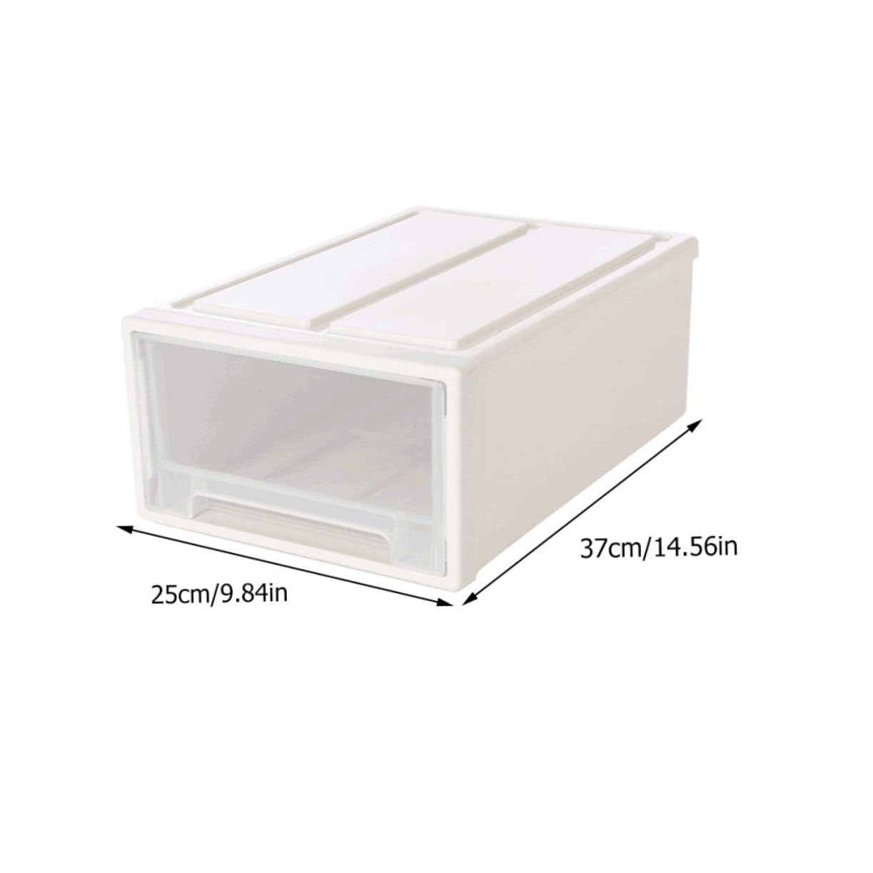 ULTECHNOVO Transparente Stapelbare Kunststoff-box Mit Schublade Umweltfreundlich Verschleißfest Vielseitiger Aufbewahrungsorganizer Für Kleidung Und Schuhe Für Schlafzimmer Und Wohnzimmer