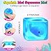 Stress Cube Squishy Fidget Toys Kids Adults - Glow in The Dark Whale Squish Toy Sensory Toys for Kids with Autism Stress Balls for Kids Squeeze Toys for Anxiety Stress Relief Easter Basket Stuffers