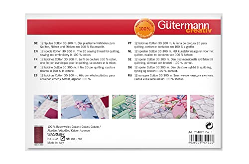 Gutermann No 30 Sulky Cotton Embroidery Thread Set - 3