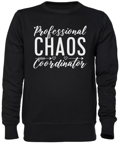 Sweat-shirt Chaos Coordinator noir pour homme et femme