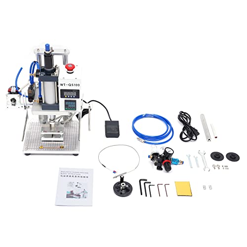 Air Pneumatic Hot Foil Stamping Machine Leather Embosing Logo PVC Press Stamper 110V 500W - Thumbnail 3