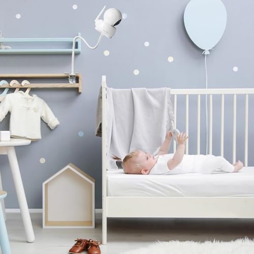 Baby Monitor Mount for VTech VM923/VM924/VM919HD Video Baby Monitor, Flexible Gooseneck Arm Clamp Mount Baby Camera Holder for VTech Baby Monitor - Thumbnail 3