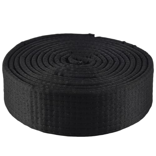 Pqahffowr Artes Marciales Karate Taekwondo Cinturón Flexible Negro