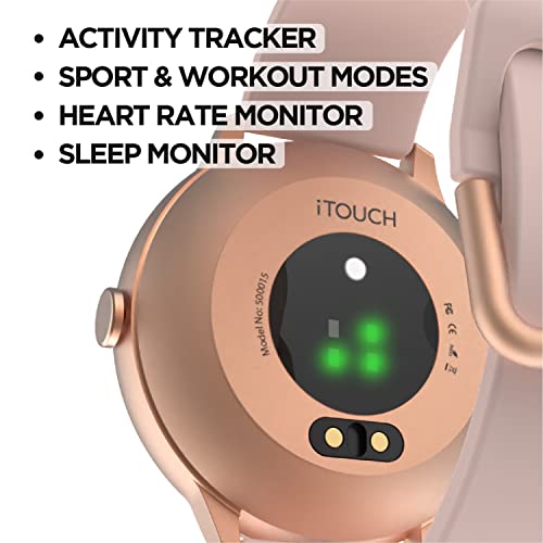 Itouch Sport 3 Smartwatch (With 24/7 Heart Rate Tracking, Step Counter, Notifications, Body Temperature Monitor) #TOP3