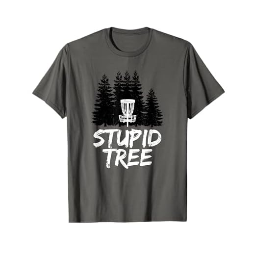 Stupid Tree Disc Golf T Shirt Funny Frisbee Golf Tee Shirt T-Shirt