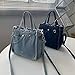 Ulyjcq Frau Denim Handtasche Frau Schulter Messenger Bag Messenger Satchel Handtasche Geldbörse