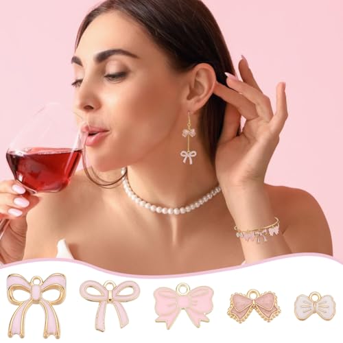 Pendentifs émail rose UNICRAFTALE de haute précision pour joaillerie artisanale