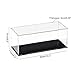 uxcell Acrylic Clear Display Case Box Dustproof Protection Showcase Cube Collectibles Show Box 9.8x3.9x3.9inch