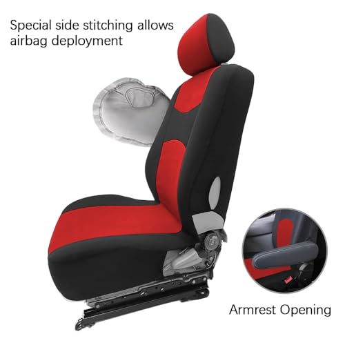 TOYOUN Van Seat Covers Universal Fit Most Vans Compatible Citroen Jumper Renault Master Fiat Scudo Ford Transit Iveco Daily Mercedes Vito Nissan Primastar Opel Vivaro Peugeot Boxer VW T5 - Image 2