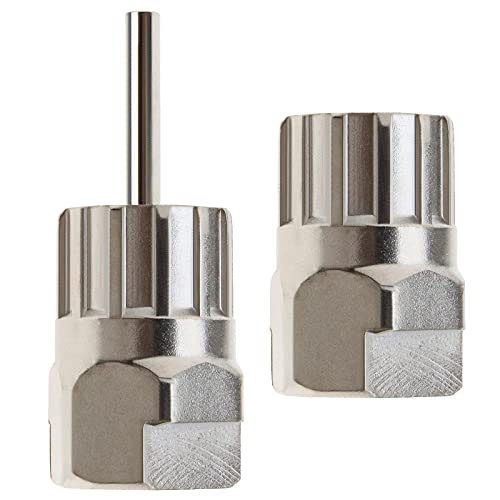 eMagTech Fahrrad Kasetten Aufsatz Entferner Entfernungsbuchse Verschlussring Werkzeug 23,3mm 2 Stück