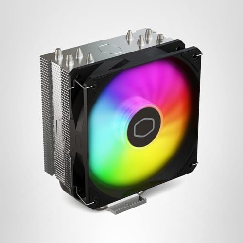 Cooler Master Hyper 212 Spectrum V3 ARGB CPU Air Cooler &ndash; 4 Copper Heat Pipes, 120mm High Performance PWM Fan, Low Noise & Easy Installation, AMD AM5/AM4 & Intel LGA 1851/1700/1200