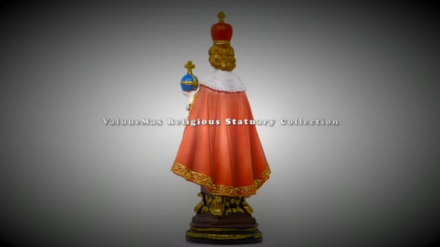 Niño de Praga Estatua de Resina 12 pulgadas miniatura 7