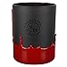 Maker's Mark Etched Matte Black Wax Dipped Rocks Glass
