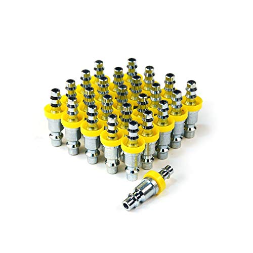 Industrial Plug Steel 0.25 x 0.25 in. Push Lock Hose Barb - Pack of 25