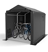 Amazon | COVERONICS サイクルハウス 2台用 自転車置き場 屋外 バイク