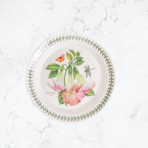 Image of Portmeirion Exotic Botanic Garden 8.5 inch Salad Plate, Arborea - Traditional British Ceramic Dish, Made in England, Dishwasher & Microwave Safe - Floral Tableware for Dining & Entertaining