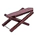 Ortega Guitars Wooden Classical Foot Rest Stool-Made of Solid Birch-Adjustable Height-Wine Red (OWFS-1WR)