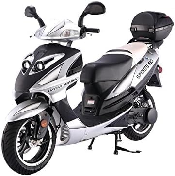HHH 150cc Scooter Vienna 150 Fully Automatic CVT Gas Powered 150cc Moped LANCER150 Eagle with GY6 Engine (Black) product image