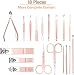 Imagen de URAQT Manicura Pedicura Set, 18 Piezas Cortaúñas