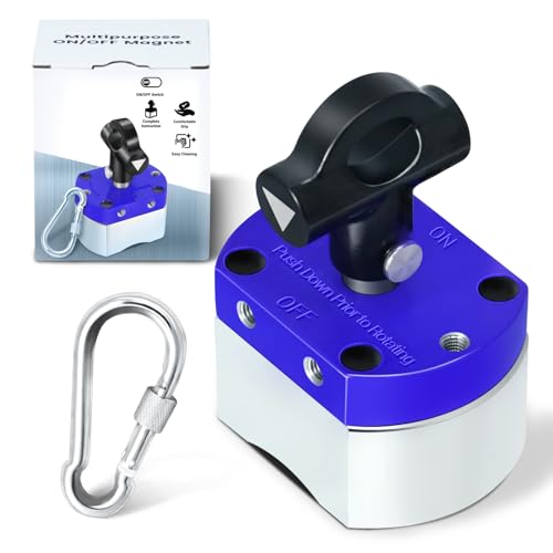 180LB ON Off Magnets Switchable Magnetic System On/Off Magnet for Lifting.Magnetic Welding Holder Working&Welding Positioning Metal Screening Weld Positioning Metal Salvage