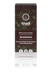 Khadi – Coloración vegetal de avellana natural, 100 g ecológica.